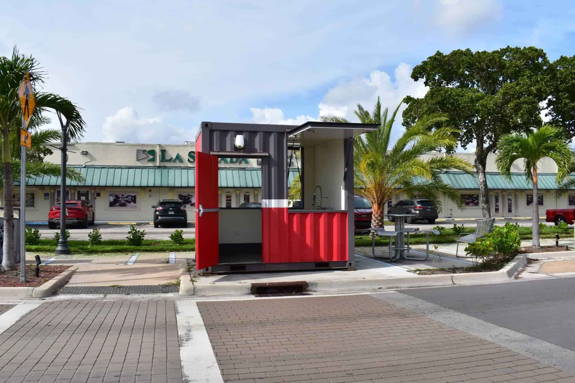 Open CRA kiosk ready for a small business operator