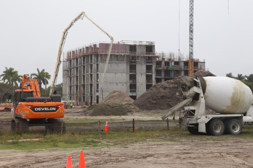 Construction progress at LeParc at Lauderhill