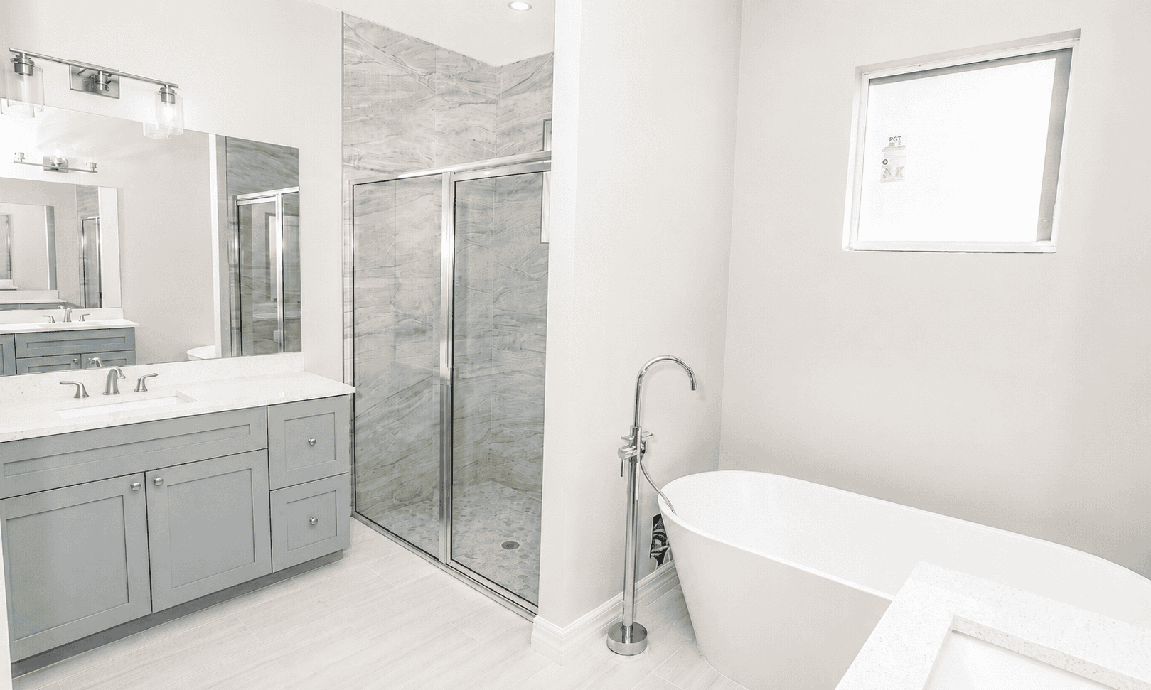 Primary bathroom at Renaissance Pointe
